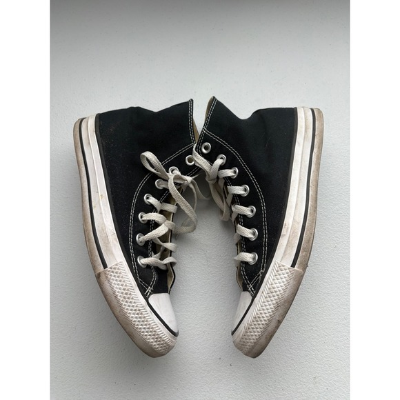 Converse Chuck Taylor All Star High Top Black Canvas Sneakers Unisex - Picture 4 of 7